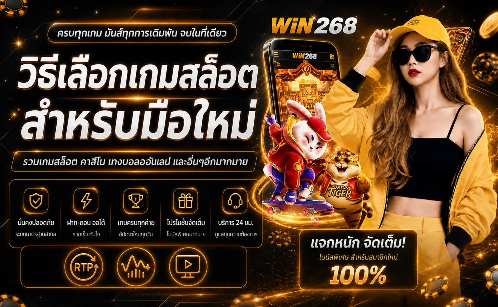 WIN268 วิธีเลือกเกมสล็อตสำหรับมือใหม่